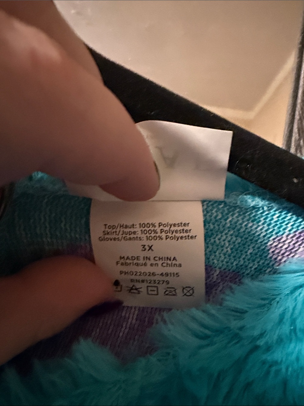 Pixar Brand Plus Size Sulley Costume - Picture 3 of 7